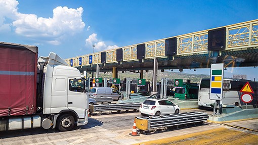 Highway toll collection system Highway toll collection system